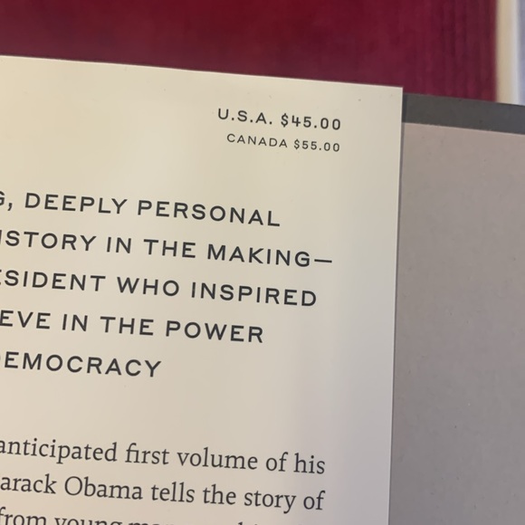 A Promised Land Barack Obama Hardcover Book - Picture 2 of 4